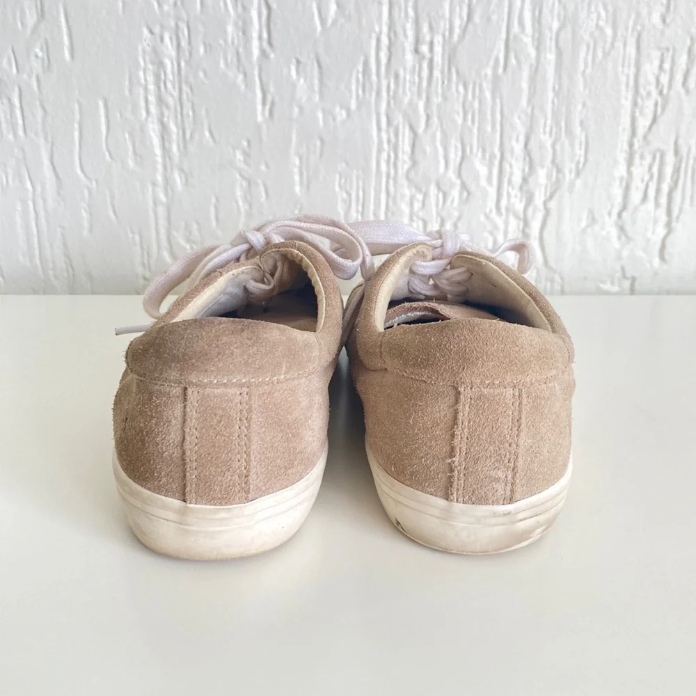Frye Ash Tan Leather Suede Shoes Size 8.5